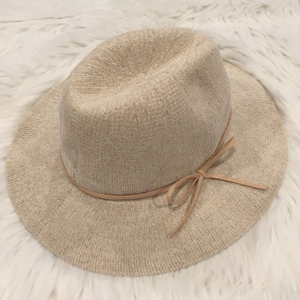 Cream fedora Hat